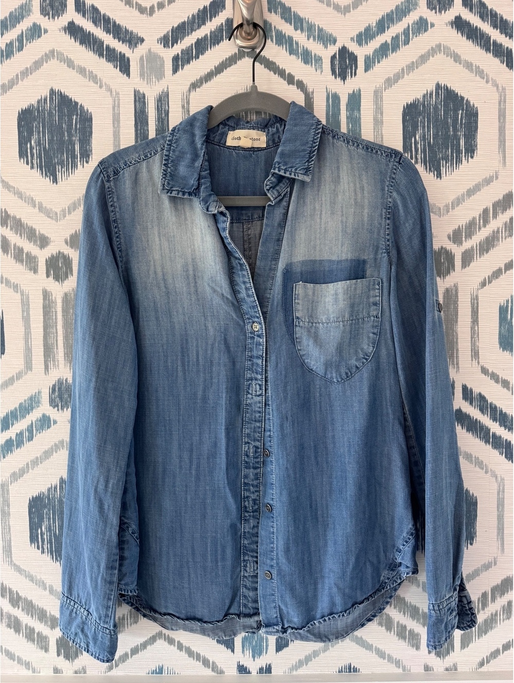 Cloth & Stone Denim Top